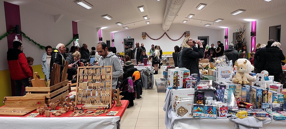 Les stands de artisans